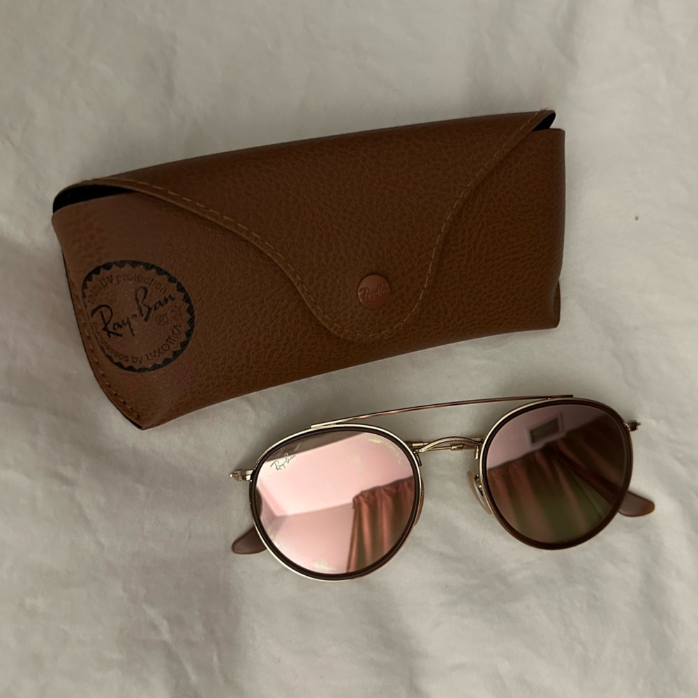 Ray Ban Round Double Bridge Sunglasses